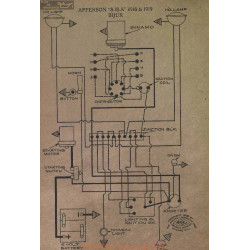 Apperson 8 18 A Schema Electrique 1918 1919 Bijur