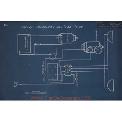 Auburn 4 38 6 38 Schema Electrique 1916