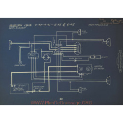 Auburn 4 40 41 45 46 Schema Electrique 1914 Remy