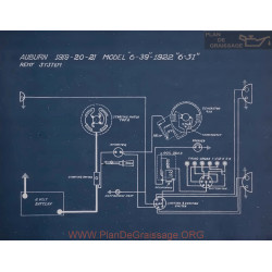 Auburn 6 39 6 51 Schema Electrique 1919 1920 1921 1922