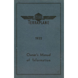 Essex 1932 Terraplane Owners Manual
