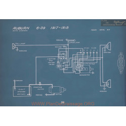 Auburn 6 39 Schema Electrique 1917 1918