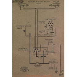 Auburn 6 39 Schema Electrqie 1917 1918 1919 Remy