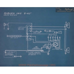 Auburn 6 40 Schema Electrique 1915