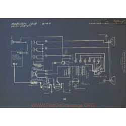 Auburn 6 44 Schema Electrique 1918 Delco