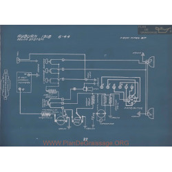 Auburn 6 44 Schema Electrique 1918 V2