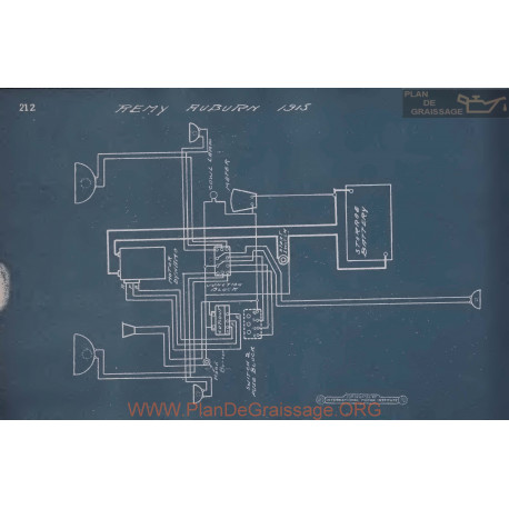Auburn Schema Electrique 1915