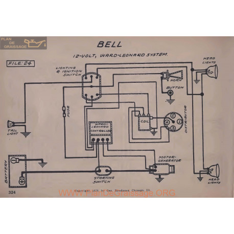 Bell 12volt Schema Electrique Ward Leonard