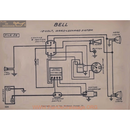 Bell 12volt Schema Electrique Ward Leonard