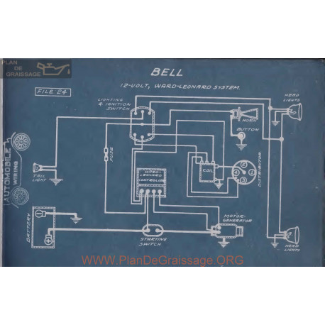 Bell 12volt Shema Electrique Ward Leonard