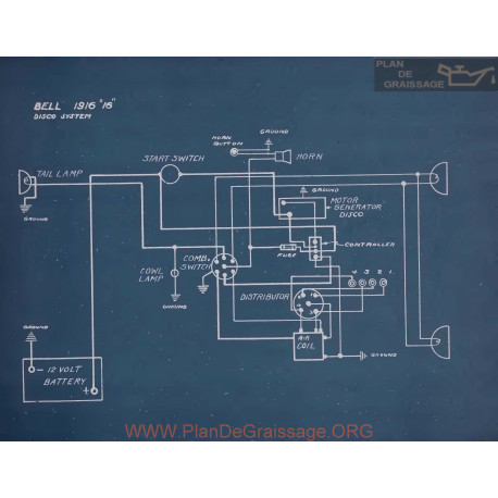 Bell 16 Schema Electrique 1916