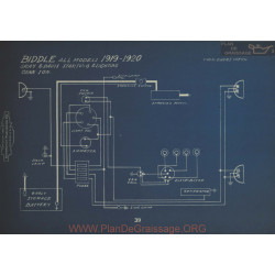 Biddle Schema Electrique 1919 1920 Gray & Davis