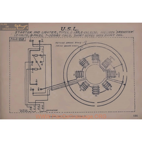 Brewster E185 E191 E198 12volt Schema Electrique Usl