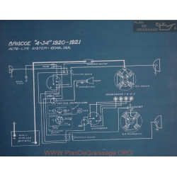 Briscoe 4 34 Schema Electrique 1920 1921