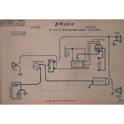 Brook All Model 6volt Schema Electrique 1921 Atwater Kent
