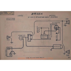 Brook All Model 6volt Schema Electrique 1921 Atwater Kent