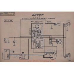 Brown 6volt Schema Electrique 1916 Allis Chalmers V2