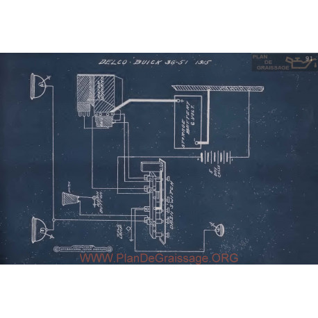 Buick 36 51 Schema Electrique 1915