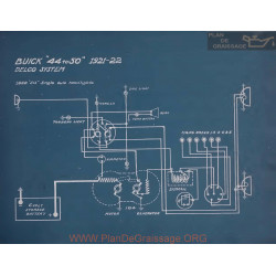 Buick 44 50 Schema Electrique 1921 1922