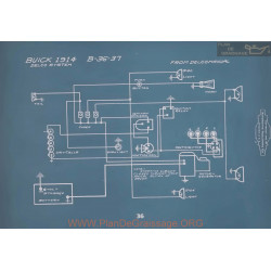 Buick B36 B37 Schema Electrique 1914 V2