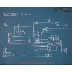 Buick B36 B37 Schema Electrique 1914