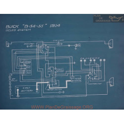 Buick B54 B55 Schema Electrique 1914