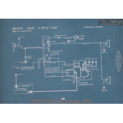 Buick C24 C25 Schema Electrique 1915 V2