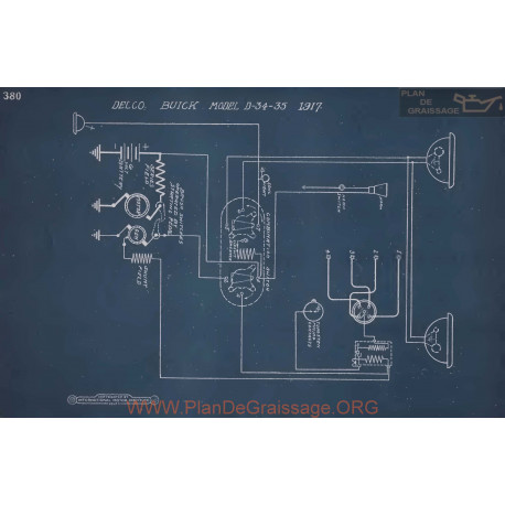 Buick D34 D35 Schema Electrique 1917 V3