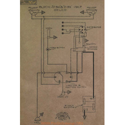 Buick D34 D35 Schema Electrqiue 1917 Delco