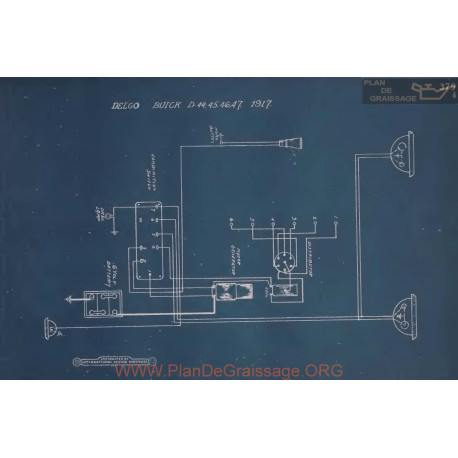 Buick D44 D45 D46 D47 Schema Electrique 1917