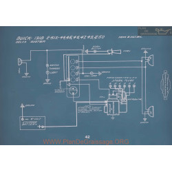 Buick E Six 44 45 46 47 49 50 Schema Electrique 1918