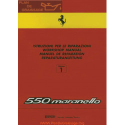 Ferrari 550 Maranello Workshop Manual Volume 1