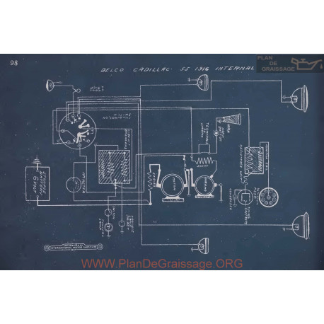 Cadillac 55 Internal Schema Electrique 1916