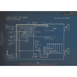 Cadillac 59 Schema Electrique 1920 Delco