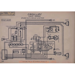 Cadillac 6volt 24volt Schema Electrique 1912 Delco