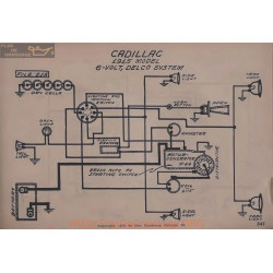 Cadillac 6volt Schema Electrique 1915 Delco V2