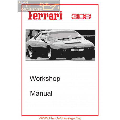 Ferrari Dino 308 Gt4 Workshop Service Manual