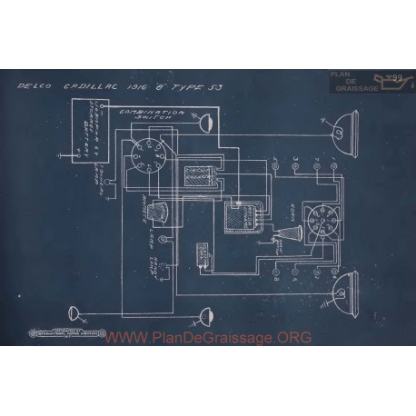 Cadillac 8 53 Schema Electrique 1916 V2