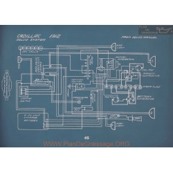 Cadillac Delco Schema Electrique 1912