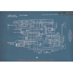 Cadillac Delco Schema Electrique 1913