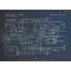 Cadillac Schema Electrique 1912 Delco
