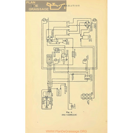 Cadillac Schema Electrique 1912 V3