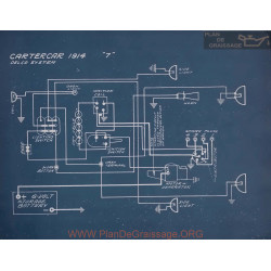 Cartercar 7 Schema Electrique 1914