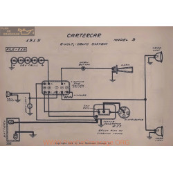 Cartercar 9 6volt Schema Electrique 1915 Delco