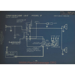 Cartercar 9 Schema Electrique 1915 Delco