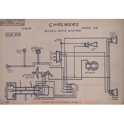 Chalmers 24 18volt Schema 1914 Entz