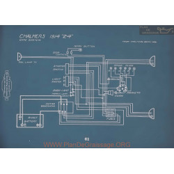 Chalmers 24 Schema Electrique 1914 V2