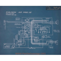 Chalmers 26 Schema Electrique 1915