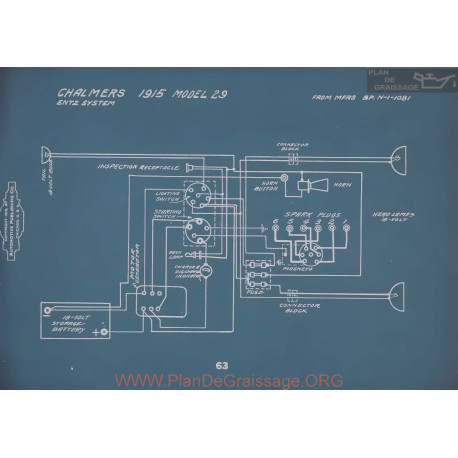 Chalmers 29 Schema Electrique 1915 V2