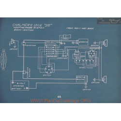 Chalmers 35 Schema Electrique 1916 V2